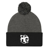 HG LOGO Pom Pom Knit Cap