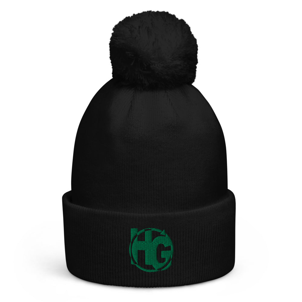 HG365 Pom pom Beanie (Kelly Green)